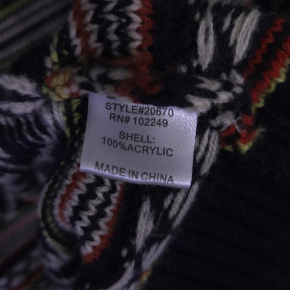 Altar'd State Open Front Cardigan Womens Size Small Geometric Western Boho - Picture 3 of 6